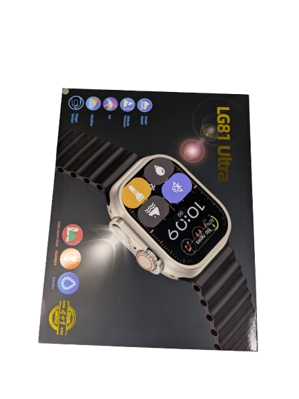 Smart watch LG 81 ultra 
Bon qualité ✅ livraison gratuite tout Maroc 🇲🇦